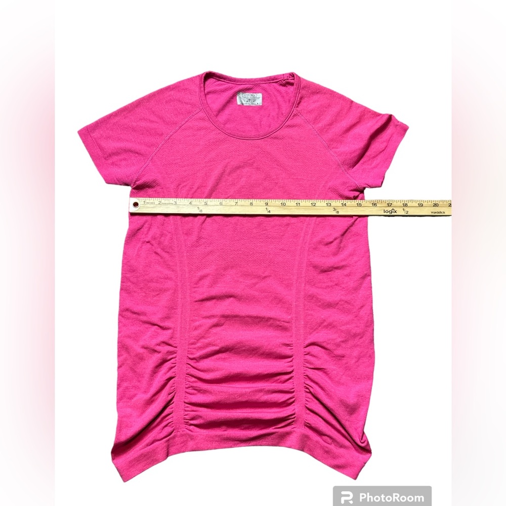 Athleta Women’s Fastest Track Ruched Classic Seamless Althletic Top Size Small - Picture 7 of 8